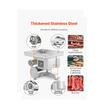Masina electrica de tocat si feliat carne 3in1, Profesionala, lame inox, 700W, Accesoriu carnati, Capacitate 5 kg/min, nr.12