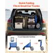 Carucior pentru nisip cu roti mari gonflabile, Pliabil, Capacitate 75 kg, Pompa, inaltime reglabila 845-1140 mm