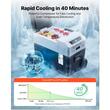 Cutie frigorifica profesionala cu compresor, Troller, Capacitate 50 l, Alimentare 12V/24V DC 100-240V AC, -22℃ până la 10℃