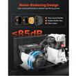 Compresor de aer cu transmisie prin curea, Portabil, 3 kW, 226 l/min, 6.2 Bar, presiune max 10 Bar, Rezervor 100 l