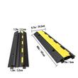 Set 4 Limitatoare de viteza cu protectie cabluri, max 5 tone/axa, 101 x 24.5 x 5 cm, 2 canale