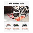 Suport roata spate motocicleta max 360 kg, Otel, Latime reglabila, 770 x 540 x 350 mm