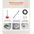 Sarpe pentru desfundat tevi, Electric, Profesional, 6 x capete taiere, 500 W, 2 x cabluri arc 20 m x 16 mm, pentru țevi cu diametrul de 50-110 mm