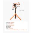 Lampa de lucru cu acumulator si trepied detasabil, 6 Ah, Luminozitate 2200 lm, 3000K-6500K, inaltime reglabila, unghiuri multiple
