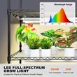 Suport pentru plante cu lampa de crestere 6 x Niveluri, Inaltime 146 cm, 6 x led 180 W, temporizator, 6 x roti