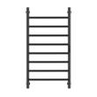 Uscator electric pentru prosoape, Inox, fixare perete, IPX5, 800 x 500 x 102 mm, 8 elementi, temporizator, LCD, Negru