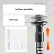 Set bariera praf, cu stalpi telescopici, inchidere magnetica, Inaltime max 3 m, Folie plastic 10 x 4 m 