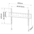 Suport TV, max 40 kg, Fix, Nivel cu bula, diagonala 40-70 inch, standard Vesa