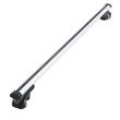 Set 2 bare transversale portbagaj, Aluminiu, 2 x chei antifurt, pentru bare longitudinale, max 90 kg, 137 cm