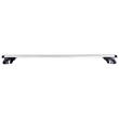 Set 2 bare transversale portbagaj, Aluminiu, 2 x chei antifurt, pentru bare longitudinale, max 90 kg, 132 cm