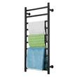 Uscator electric pentru prosoape, Inox, fixare perete, IPX5, 1000 x 500 x 102 mm, 10 elementi, temporizator, LCD, Negru
