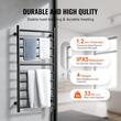 Uscator electric pentru prosoape, Inox, fixare perete, IPX5, 1000 x 500 x 102 mm, 10 elementi, temporizator, LCD, Negru