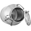 Bidon din inox pentru lapte sau miere, Capacitate 50 l, Manere duble