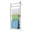 Uscator electric pentru prosoape, Inox, fixare perete, IPX5, 1000 x 500 x 102 mm, 10 elementi, temporizator, LCD, Argintiu