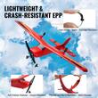 Avion cu telecomanda Cessna 2.4 GHz, 2 x baterii 350 mAh, timp de operare 40 min, 300 x 350 x 90 mm, Giroscop stabilizator 6 axe 