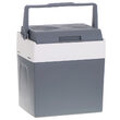 Lada frigorifica electrica 28 litri, 12 V DC, 220 V AC, dimensiune 43.5 x 39.6 x 29.7 cm
