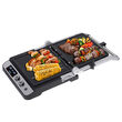 Grill electric Adler Inox 2000 W, suprafata striata/neteda, 36.5 x 36 x 14 cm
