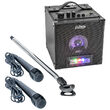 Boxa Karaoke cu stativ si 2 microfoane, 195 x 208 x 213 mm