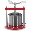 Presa manuala pentru struguri, citrice, fructe, Agrieuro, capacitate 1.3 l, Otel Inox, 23x23xH27 cm