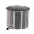 Presa manuala pentru struguri, citrice, fructe, Agrieuro, capacitate 1.3 l, Otel Inox, 23x23xH27 cm