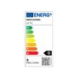Lampa de birou LED, cu ceas, 5 W, 400 lm, USB, 26 x 33 x 15 cm
