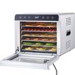 Deshidrator fructe si legume, Inox, 700 W, 6 tavi, Temperatura reglabila, Panou digital, Temporizator
