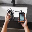 Camera endoscop pentru inspectie auto, instalatii sanitare, ecran IPS de 4.3 inch, Zoom 4X, 1080P, 9 lumini LED, IP67, lungime 5 m
