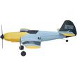 Avion cu telecomanda Glider BF109, 2.4 GHz, 2 x baterii 350 mAh, timp de operare 30 min, 325 x 375 x 100 mm, Giroscop stabilizator 6 axe