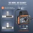 Camera endoscop pentru inspectie auto, instalatii sanitare, ecran IPS de 4.3 inch, Zoom 4X, 1080P, 9 lumini LED, IP67, lungime 5 m