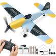 Avion cu telecomanda Glider BF109, 2.4 GHz, 2 x baterii 350 mAh, timp de operare 30 min, 325 x 375 x 100 mm, Giroscop stabilizator 6 axe