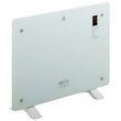 Convector electric sticla, Ecran LCD touch-screen, Telecomanda, 3 trepte de putere 750 / 1500 W, dimensiune 50 x 69.5 x 19.5 cm 