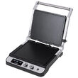 Grill electric Adler Inox 2000 W, suprafata striata/neteda, 36.5 x 36 x 14 cm