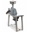 Storcator electric de rosii cu banc de lucru, Agrieuro AE-SM5 INOX , 600 W, 370 Kg/h, nr 5, motor cu inductie