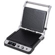 Grill electric Adler Inox 2000 W, suprafata striata/neteda, 36.5 x 36 x 14 cm