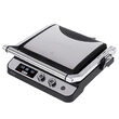 Grill electric Adler Inox 2000 W, suprafata striata/neteda, 36.5 x 36 x 14 cm