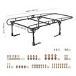 Portbagaj deschis pentru camionete pick-up, max 454 kg, Otel, Lungime si latime reglabile, 3560 x 1460 x 860 mm