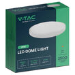 Plafoniera led rotunda, 24 W, lumina naturala 4000K, 2400 lm, dimensiune 295 x 55 mm, IP44, Alba