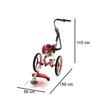Motocositoare cu roti, GeoTech, Pliabila, putere 2 CP, diametru de taiere 30 cm, motor in 2 timpi