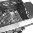Gratar cu 3 arzatoare pe gaz, 10.8 kW, Teesa BBQ, Inox/Fonta, Otel, 4 x roti
