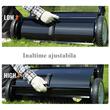 Masina pentru maturat gazon, Manuala, Latime de lucru 66 cm, Inaltime reglabila, dimensiune 143 x 81 x 75 cm, cos colectare