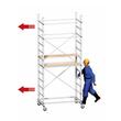 Schela mobila cu doua platforme Marchetti Aeus, max 150 kg, 4 m, Aluminiu