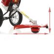Motocositoare cu fir si roti, GeoTech, Pliabila, putere 2.2 CP, diametru de taiere 30 cm, motor in 2 timpi