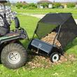 Masina pentru maturat gazon, atasabila ATV sau tractoras,  Latime de lucru 108 cm, cos colectare 200 l, Inaltime reglabila