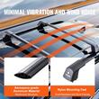Set 2 bare transversale portbagaj, Aluminiu, 2 x chei antifurt, pentru sine laterale fara spatiu, max 100 kg, 114.8 cm