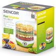 Deshidrator alimente, 240 W, 5 tavi, 268x268x212 mm, Display LED