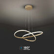 Candelabru led 20W, Lumina calda 3000K, dimensiune 500 x 1000 mm, Auriu