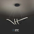 Candelabru led 24W, Lumina calda 3000K, dimensiune 720 x 300 mm