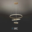 Candelabru led 32W, Lumina calda 3000K, dimensiune 600 x 1000 mm, Auriu