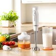 Blender de mana 800 W, 2 viteze, cutite inox, 700 ml