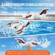 Hidroavion cu telecomanda Galaxy Ship, 2.4 GHz, 2 x baterii 800 mAh, timp de operare 60 min, 285 x 255 x 115 mm, Giroscop stabilizator 6 axe, Raza 150 m